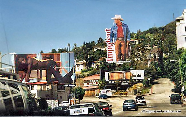 Hollywood crazy outsized advertising