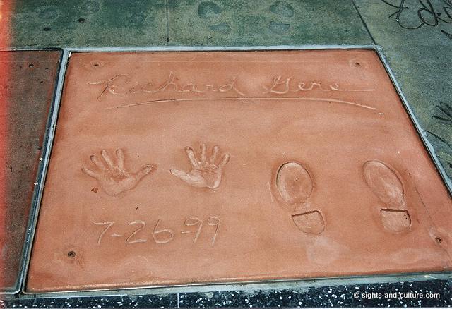 Hollywood - Mann's Chinese Theatre - Richard Gere