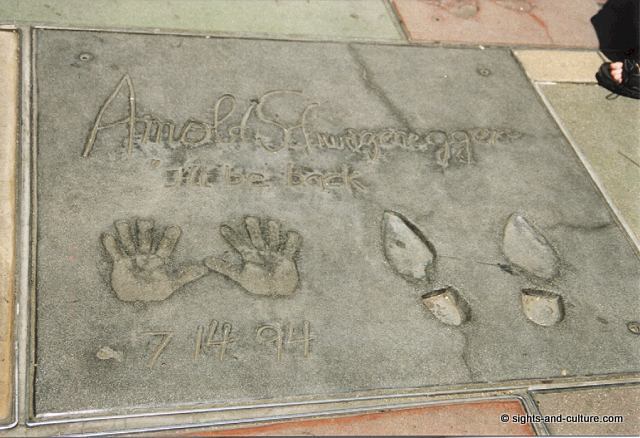 Hollywood - Mann's Chinese Theatre - A. Schwarzenegger