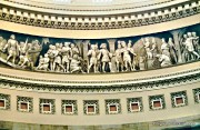 Washington interior of the Capitol - frieze in the dome
