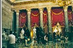 Washington interior of the Capitol - statues