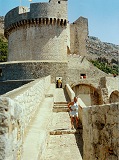 Dubrovnik on the city wall
