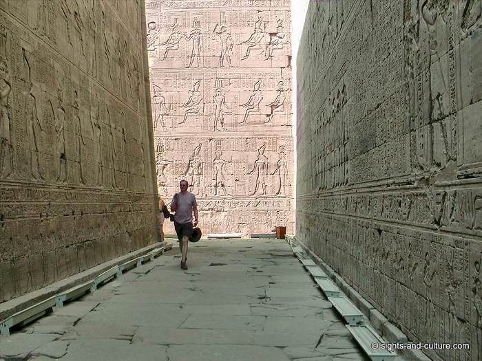 Edfu Horus temple reliefs