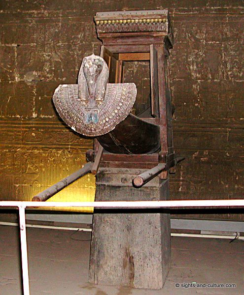 Edfu Horus Temple sacred barque