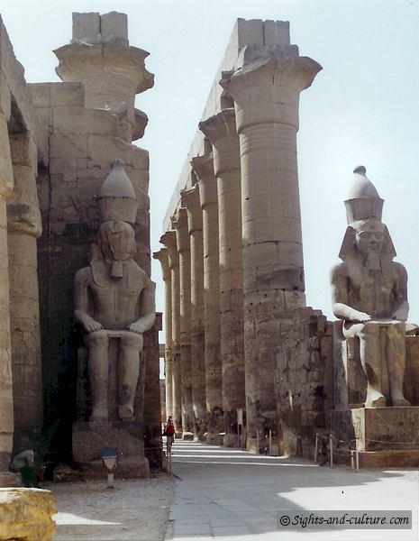 Temple of Luxor colonnade
