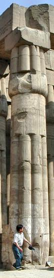 Temple of Luxor - papyrus column