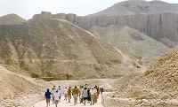 Valley of Kings road to the tombs