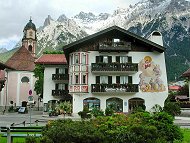 Bayern - Mittenwald, L�ftelmalerei