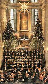 Christmas service Nikolai church Leipzig