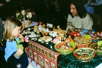 Easter eggs at the Indian booth