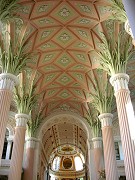 Leipzig St. Nicholas Church nave - palm capitals