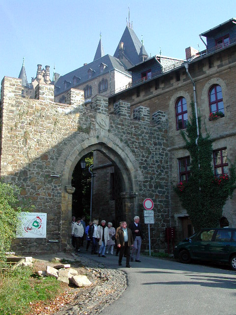 Wernigerode Castle gate