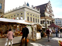 Leipzig October market with historic charm
