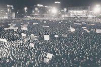 Leipzig Monday Demonstration Oct. 89, Augustusplatz (former Karl-Marx-Platz)