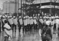 Leipzig peaceful revolution Oct. 89 - military threat