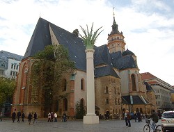 Leipzig St. Nicholas Church, cradle of the peaceful revolution in Germany