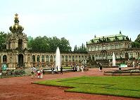 Dresden, Zwinger view of the Crown Gate