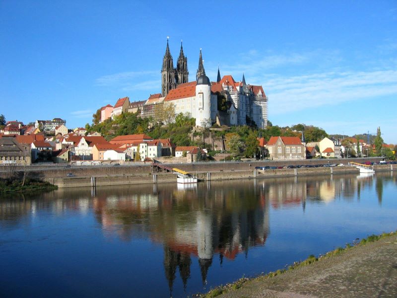 Meissen Castle Hill with Albrechtsburg and Cathedral