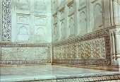 Taj Mahal - elaborate stone mason- and inlaid works