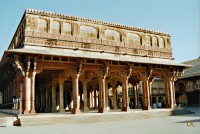 Jaipur Amber fort audience hall
