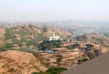 Thar Desert with cenotaph Jaswant Thada