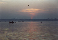 sunrise at the Ganges