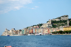 Portovenere panoramic view of the coastline