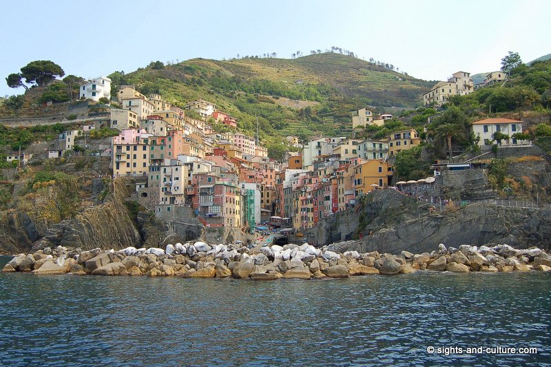 Cinque Terre, view of Riomaggiore