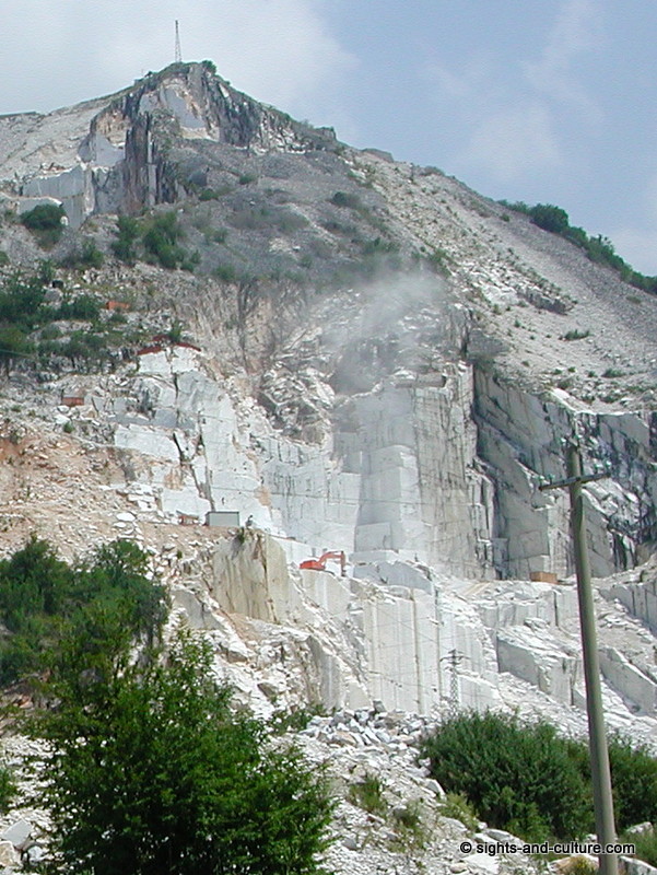 Italy Carrara - Marble Quarry in the Apuan Alps