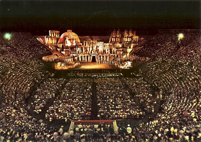 Verona arena opera performance