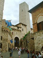 San Gimignano, historisches Zentrum - Arco dei Becci
