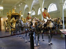 London, Buckingham Palace - Gold State Coach at Royal Mews