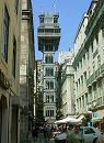 Lisbon historic elevator Santa Justa