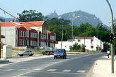 Sintra - view to the fortress and castle