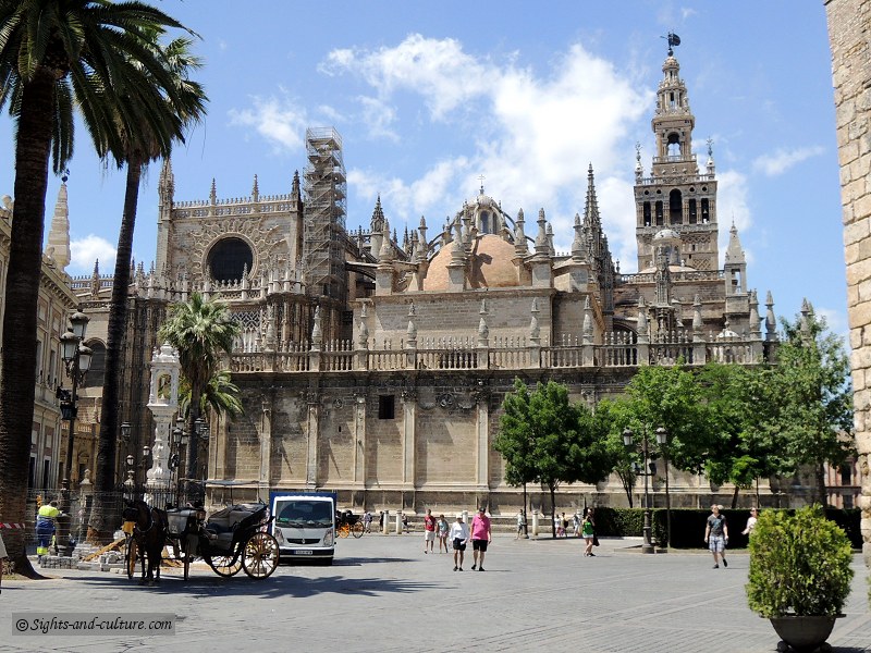 Seville Cathedral with Giralda