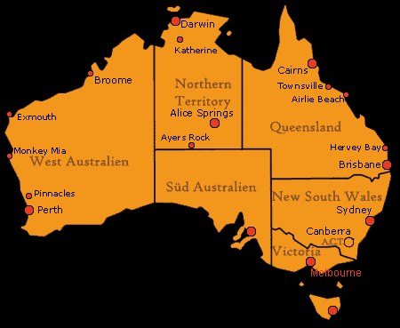 Australia map