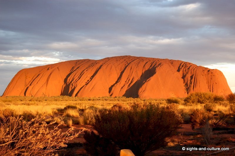 Uluru sunset