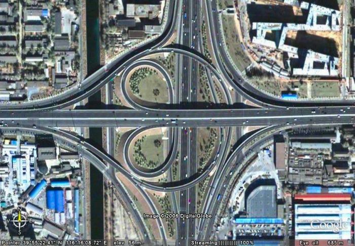Beijing - motorway interchange