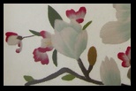 Chinese silk embroidery detail