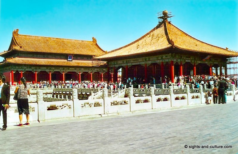 forbidden city - halls of cetral and preserving harmony