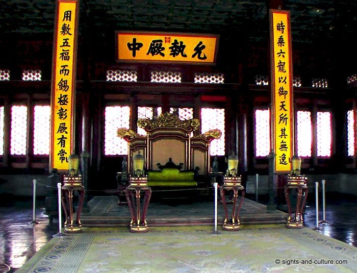 forbidden city - throne