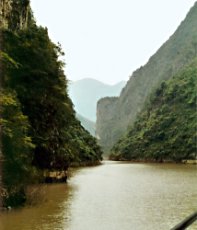 Schlucht am Shennong-Fluß
