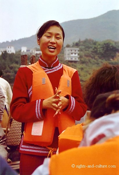 young woman from the Tujia minority