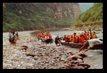 River trackers - Tujia people hauling boats