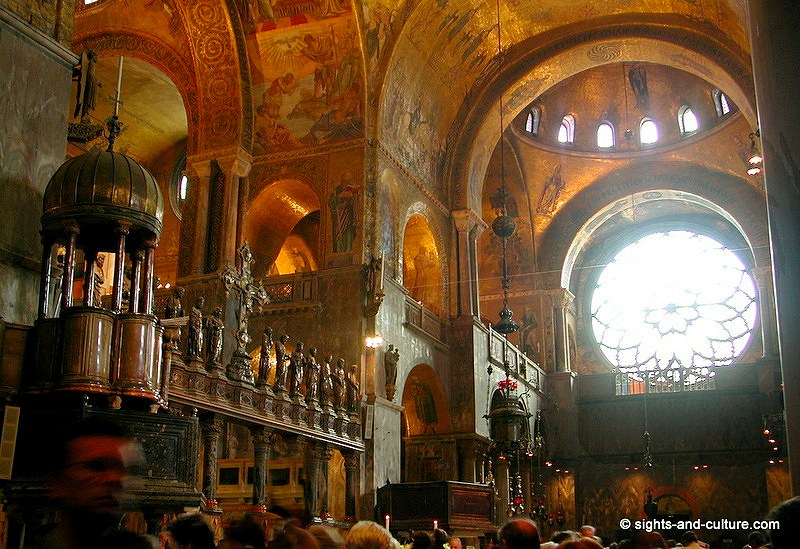 St Mark's Basilica nave 2, Venice