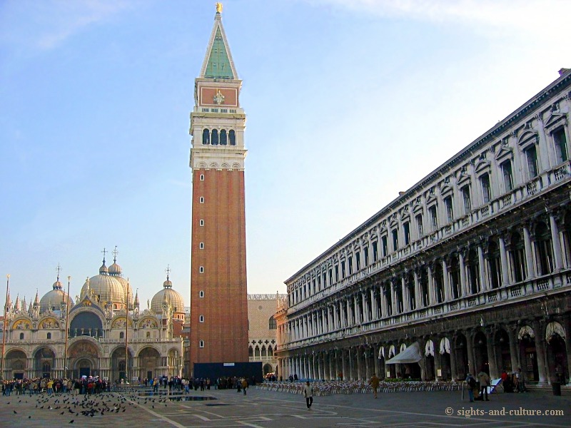 Marcus Square, St. Mark's Basilica, Campanile