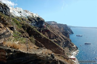 Santorini - Fira on the cliffs