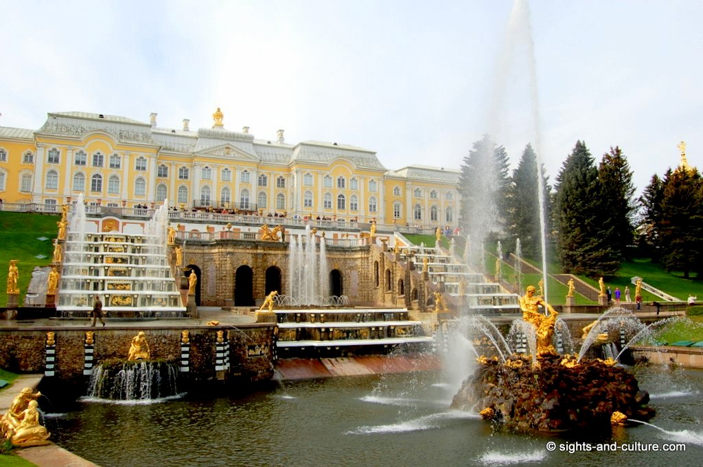 St. Petersburg Peterhof Cascade